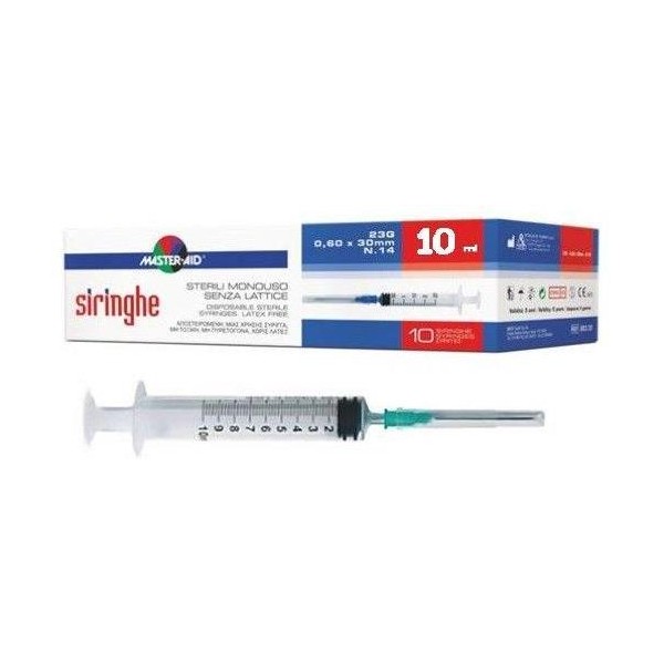 Master Aid 10 Siringhe Ago 21g Da 10ml