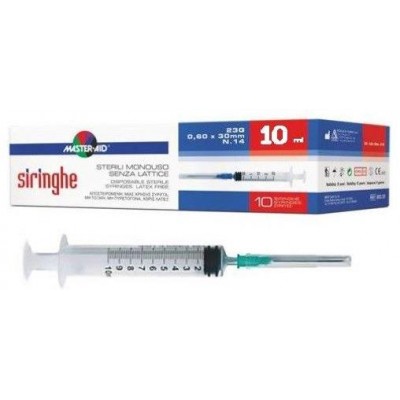 Master Aid 10 Siringhe Ago 21g Da 10ml