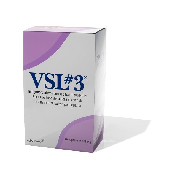 VSL3 Integratore Alimentare Fermenti Lattici 20 Capsule