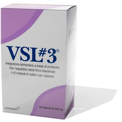 VSL3 Integratore Alimentare Fermenti Lattici 20 Capsule