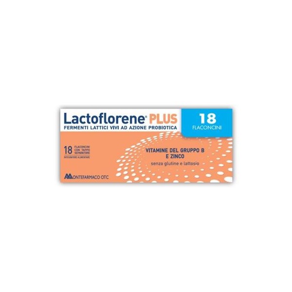 Lactoflorene PLUS con Fermenti Lattici e Vitamine B 18 Flaconcini