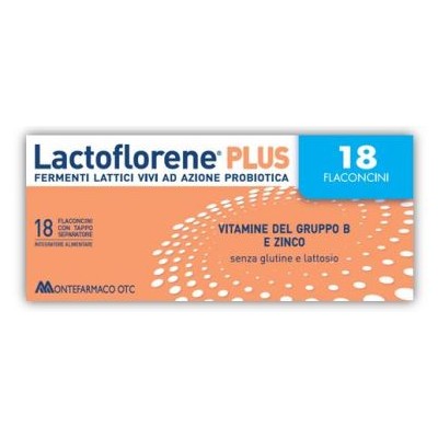 Lactoflorene PLUS con Fermenti Lattici e Vitamine B 18 Flaconcini