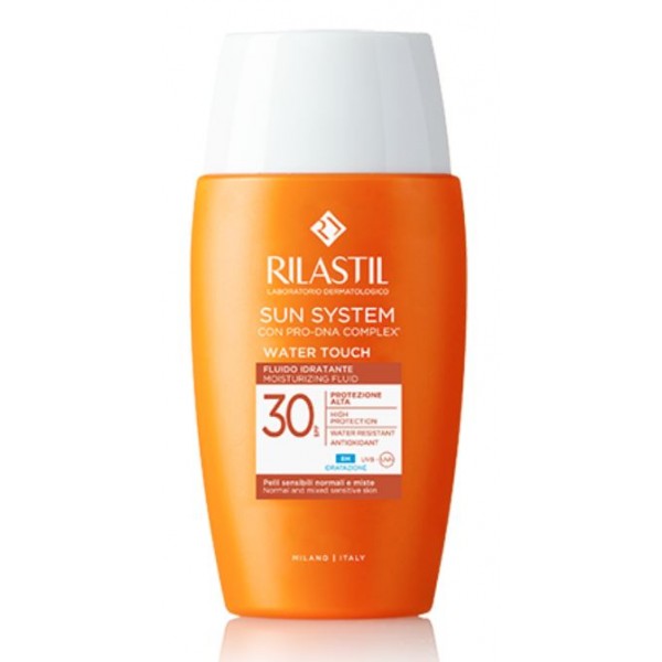 Rilastil Sun System Water Touch Fluido Idratante Solare SPF 30+ Viso 50ml