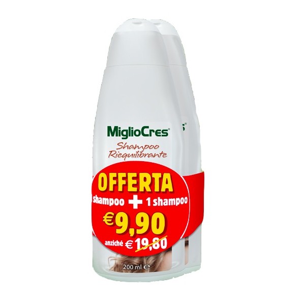 Migliocres Capelli Shampoo Riequilibrante Bipack 2x200 ml