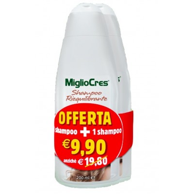 Migliocres Capelli Shampoo Riequilibrante Bipack 2x200 ml