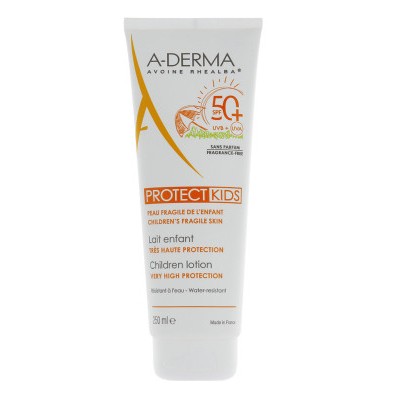 A-Derma sole A-Derma Linea Solare Protect SPF50+ Kids Protezione Altissima Latte 250 ml