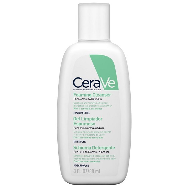 Cerave Schiuma Detergente Viso Per Pelli Normali E Grasse 88ml