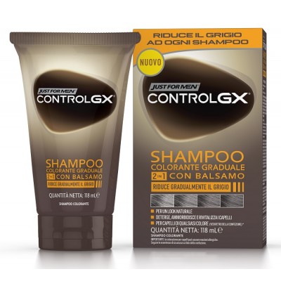 Just For Men ControlGX Shampoo Colorante 2in1 con Balsamo 118 ml
