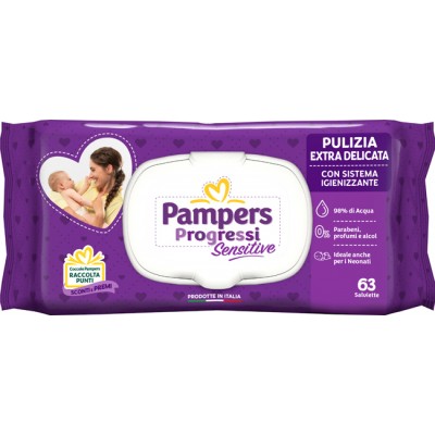 PAMPERS SALV SENSIT ALOE RIC63