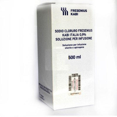 Sodio Cloruro 0,9% Soluzione Fisiologica per Infusione 500ml