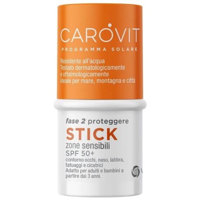 Carovit Stick Trasparente Zone Sensibili SPF50+ 4ml