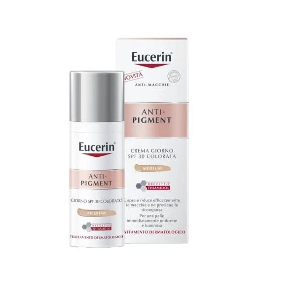 Eucerin Anti Pigment Crema Giorno Colorata SPF30 Medium 50ml