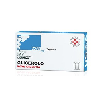 Glicerolo Nova Argentia 18 Supposte Adulti 2250 mg