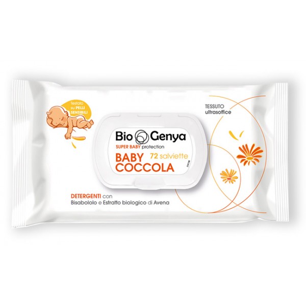 Biogenya Super Baby Protection 72 Salviette Baby Coccola Detergenti