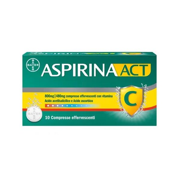 AspirinaAct 10 Compresse effervescenti