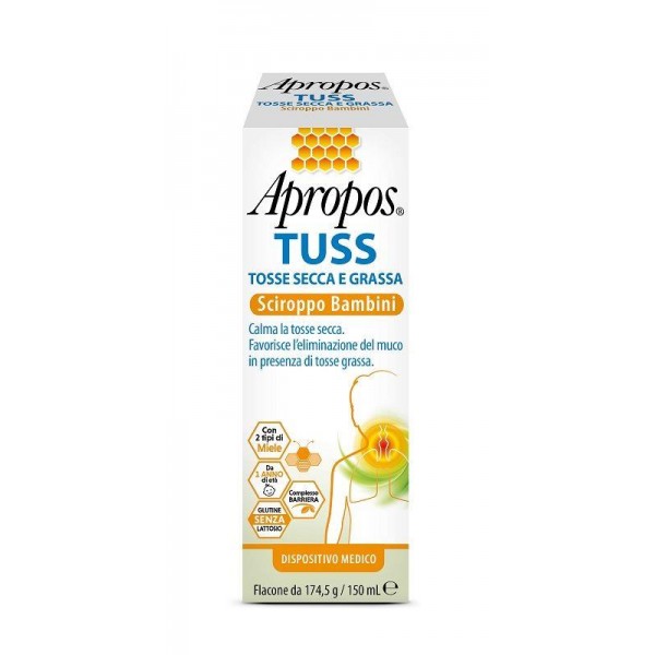 Apropos Tuss Tosse Secca e Grassa Sciroppo Bambini 150ml