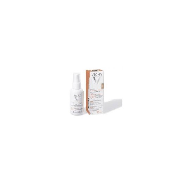 Vichy Capital Soleil Uv-Age Fluido Anti-Fotoinvecchiamento Colorato 50+SPF 40 ml
