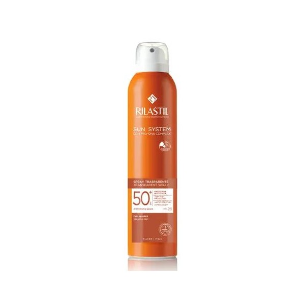 Rilastil Sun System Spray Trasparente Solare SPF 50+ Corpo 200ml