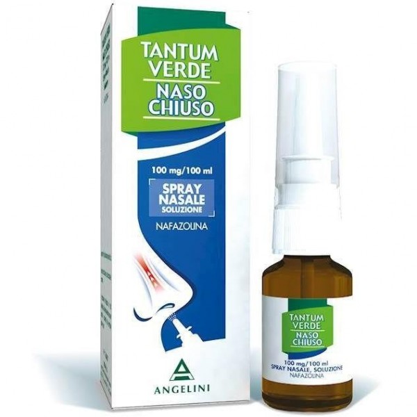 Tantum Verde Naso Chiuso 100 mg/100 ml Spray Nasale Soluzione 15 ml