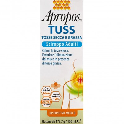 Apropos Tuss Tosse Secca e Grassa Sciroppo Adulti 150ml