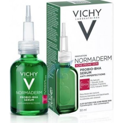 Vichy Normaderm Probio-Bha Siero Anti Imperfezioni Esfolia e Uniforma la Grana della Pelle 30 ml