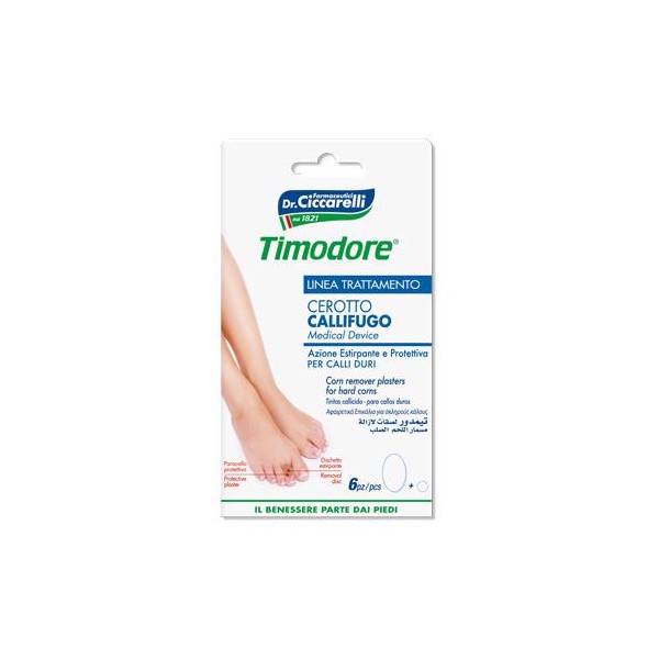 Timodore Cerotto Callifugo Per Calli Duri 6 Pezzi