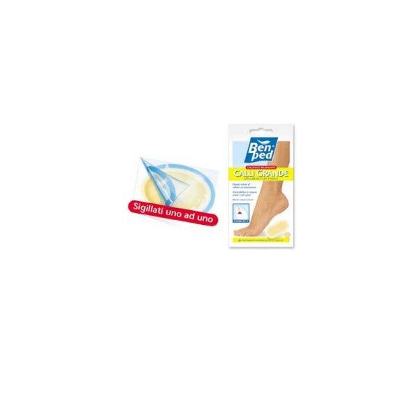 Sixtem Life Srl Benped Calli Grande per Rimozione Calli Set da 6 Cerotti