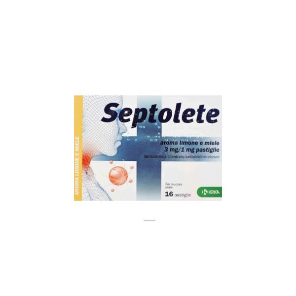 SEPTOLETE*16PAST 3+1MG LIM MIE