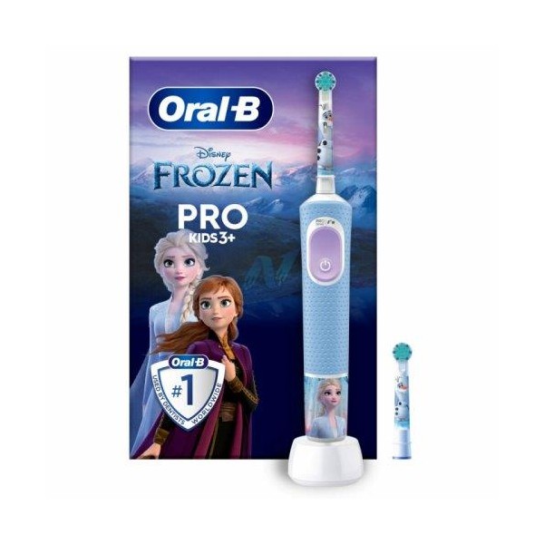 Oral-B Spazzolino Elettrico Frozen per Bambini dai 3 Anni e 1 Testina di Ricambio