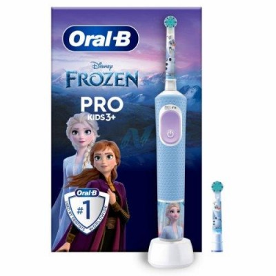 Oral-B Spazzolino Elettrico Frozen per Bambini dai 3 Anni e 1 Testina di Ricambio