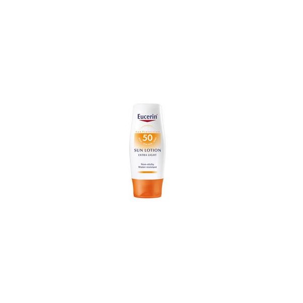 Eucerin Solare Pelli Sensibili SPF50 Lozione Protettiva Extraleggera 150ml