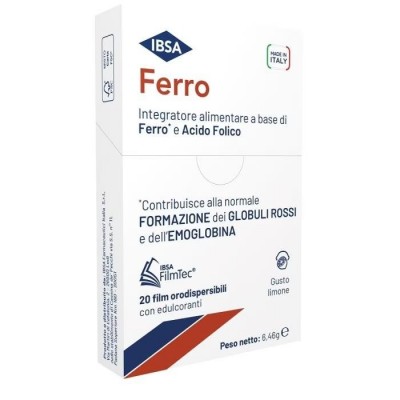 IBSA Ferro E Acido Folico Salute Globuli Rossi 20 film Orodispersibili