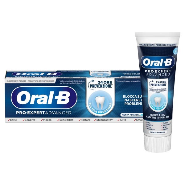 Oral B Pro Expert Advanced Dentifricio Pulizia Profonda 75ml