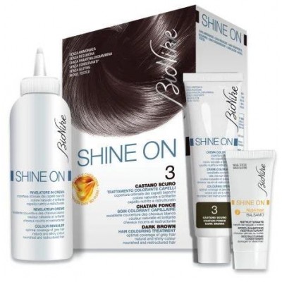 Bionike Shine On 3 Castano Scuro Trattamento Colorante Capelli
