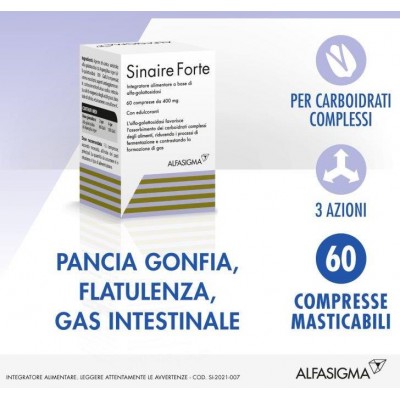 Sinaire Forte Contro Gas Intestinale 60 compresse