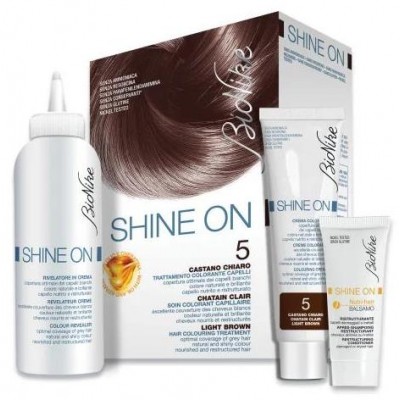 Bionike Shine On 5 Castano Chiaro Trattamento Colorante Capelli