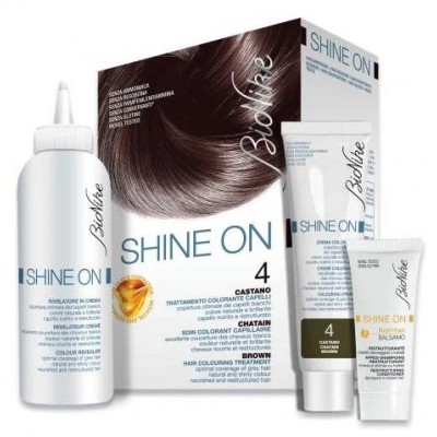 Bionike Shine On 4 Castano Trattamento Colorante Capelli
