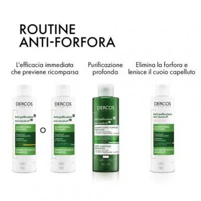 Vichy Dercos Shampoo Antiforfora Capelli Grassi 200 ml