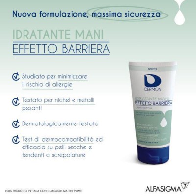 Dermon Idratante Mani Effetto Barriera Crema Mani 100 ml