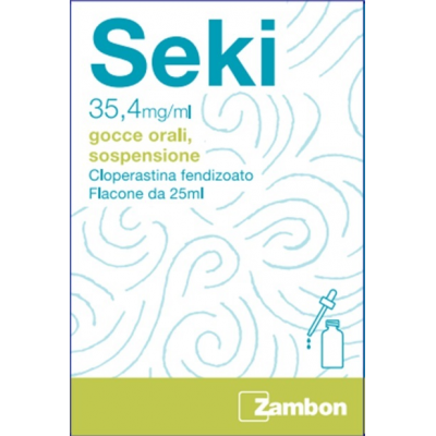 Seki Gocce Orale 35,4mg/ml Trattamento Efficace per la Tosse 25ml