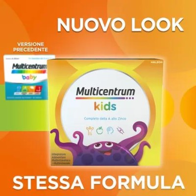 Multicentrum Baby Integratore Alimentare Multivitaminico Multiminerale 14 Bustine