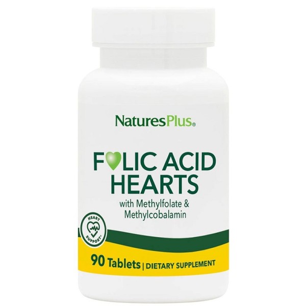 NaturesPlus Acid Folic Hearts 400mcg