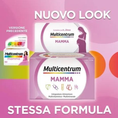 Multicentrum Mamma Integratore Multivitaminico Gravidanza  30 Compresse