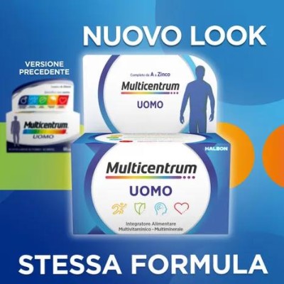 Multicentrum Uomo Integratore Multivitaminico 30 Compresse