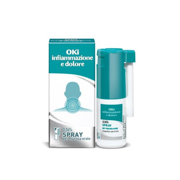 Oki Infiammazione E Dolore Spray 0,16% Antinfiammatorio 15 ml