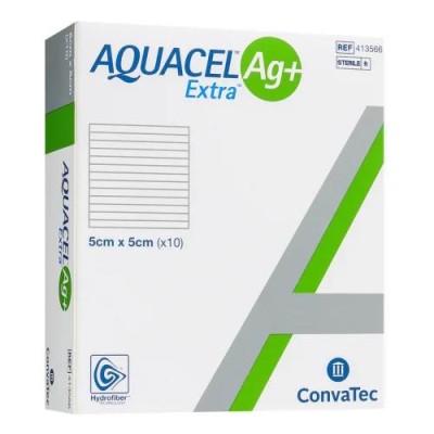 Aquacel Ag+ Extra 5x5cm 10 Pezzi