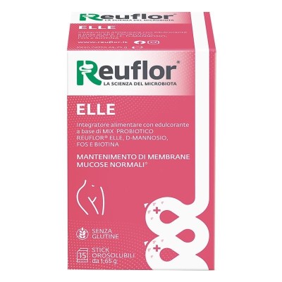 Reuflor ELLE Equilibrio Flora Intestinale con Probiotici 15 Stick Orosolubili