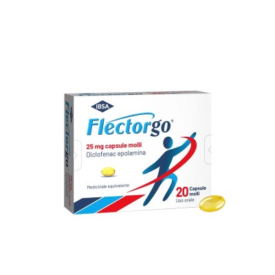 IBSA Flectorgo Azione Antinfiammatoria 20 Capsule 5 Milligrammi
