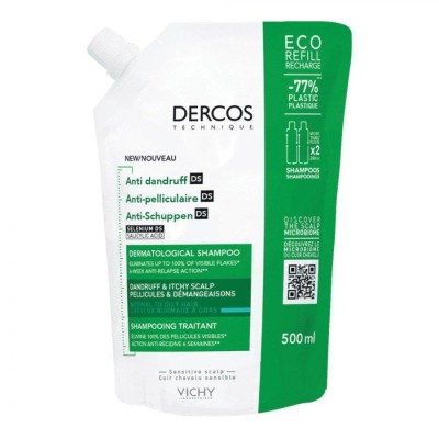 Vichy Dercos Eco Ricarica Shampoo Anti Forfora 500ml
