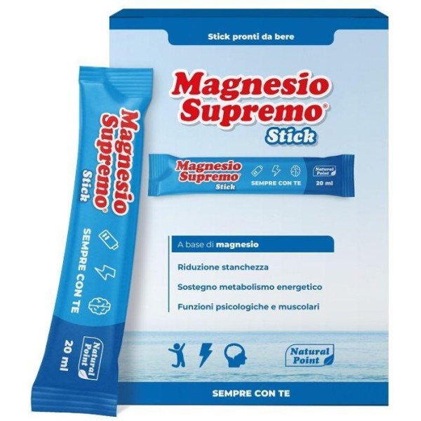 Magnesio Supremo Integratore di Magnesio Pronto da Bere 12 Stick